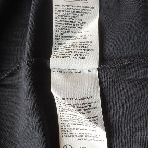 Marc O'Polo Black Printed Round Neck T Shirt - Picture 7 of 9